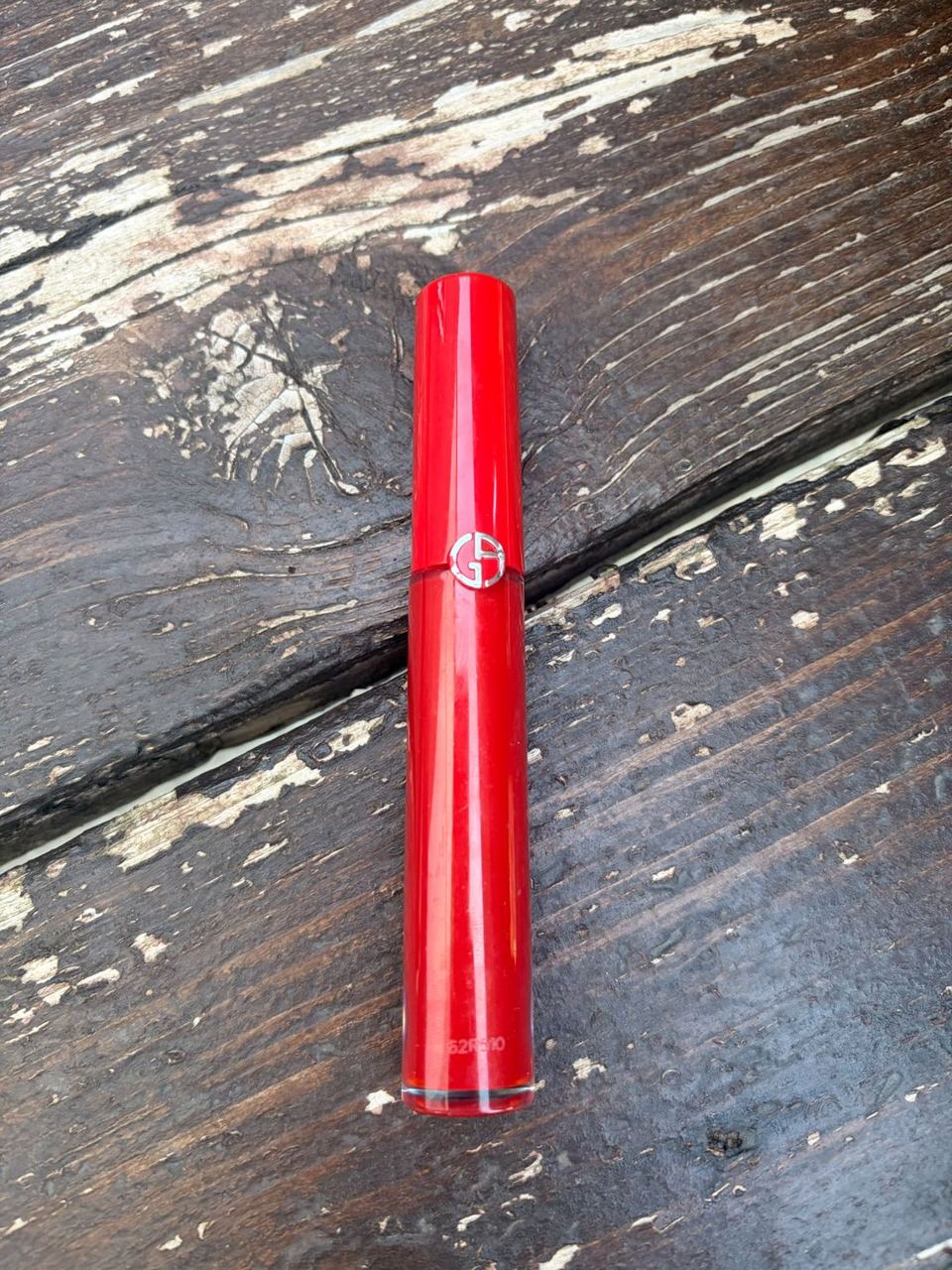 Labial líquido rojo